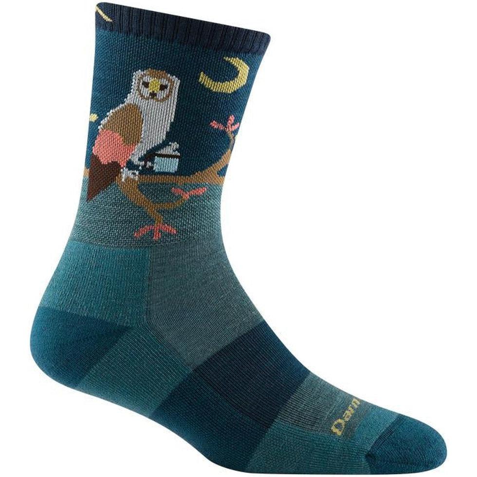 Women's Critter Club Micro Crew Lightweight with Cushion-Accessories - Socks - Women's-Darn Tough-Teal-S-Appalachian Outfitters