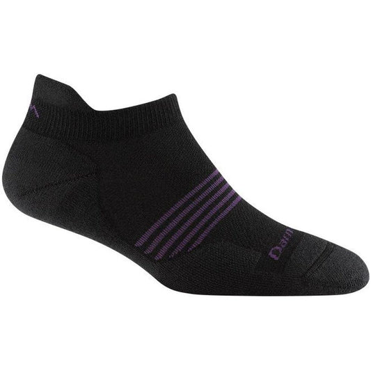 Women's Element No Show Tab Lightwieght with Cushion-Accessories - Socks - Women's-Darn Tough-Black-S-Appalachian Outfitters