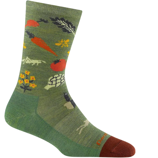 Darn Tough Women's Farmer's Market Crew Lightweight-Accessories - Socks - Women's-Darn Tough-Willow-M-Appalachian Outfitters