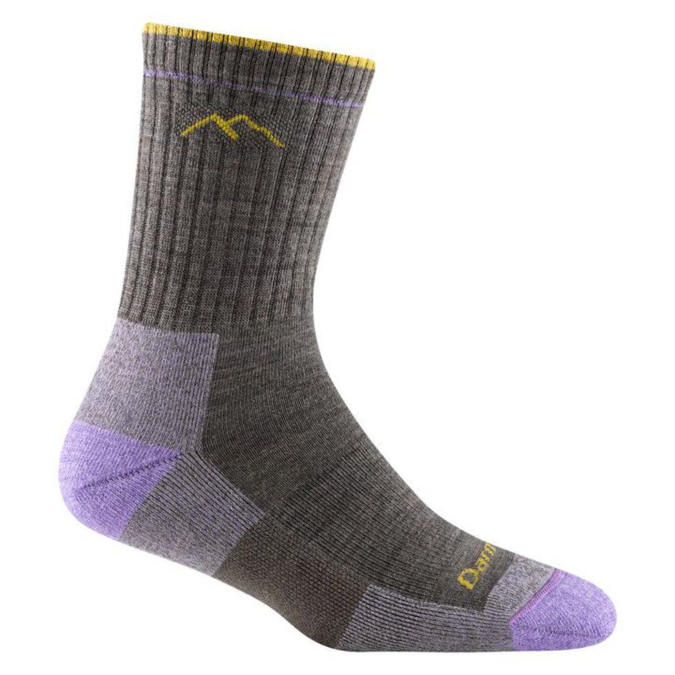 Women's Hiker Micro Crew Midweight with Cushion-Accessories - Socks - Women's-Darn Tough-Taupe-S-Appalachian Outfitters