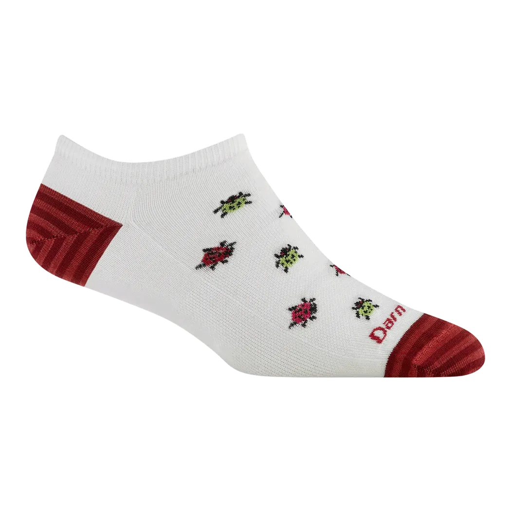 Darn Tough Women's Lucky Lady No Show Lightweight Lifestyle Sock-Accessories - Socks - Men's-Darn Tough-White-M-Appalachian Outfitters