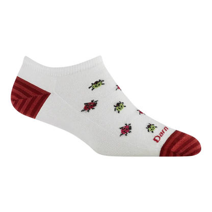 Darn Tough Women's Lucky Lady No Show Lightweight Lifestyle Sock-Accessories - Socks - Men's-Darn Tough-White-M-Appalachian Outfitters