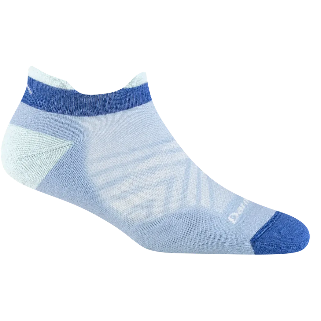 Darn Tough Women's Run No Show Tab Ultra-Lightweight Running Sock-Accessories - Socks - Women's-Darn Tough-Sky-S-Appalachian Outfitters