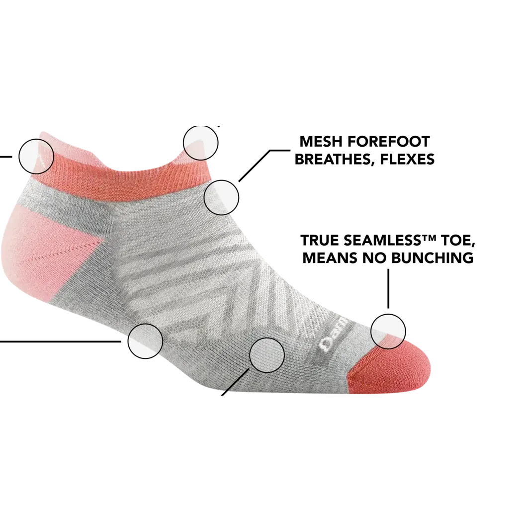 Darn Tough Women's Run No Show Tab Ultra-Lightweight Running Sock-Accessories - Socks - Women's-Darn Tough-Appalachian Outfitters