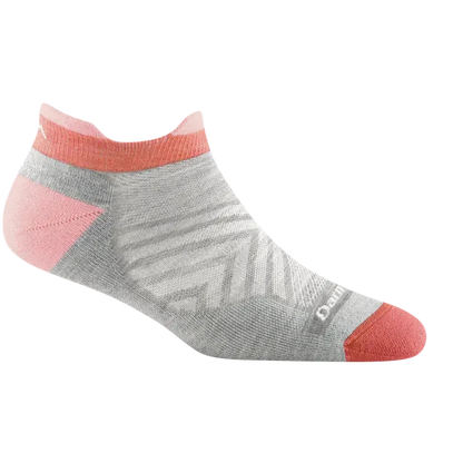 Darn Tough Women's Run No Show Tab Ultra-Lightweight Running Sock-Accessories - Socks - Women's-Darn Tough-Ash-S-Appalachian Outfitters