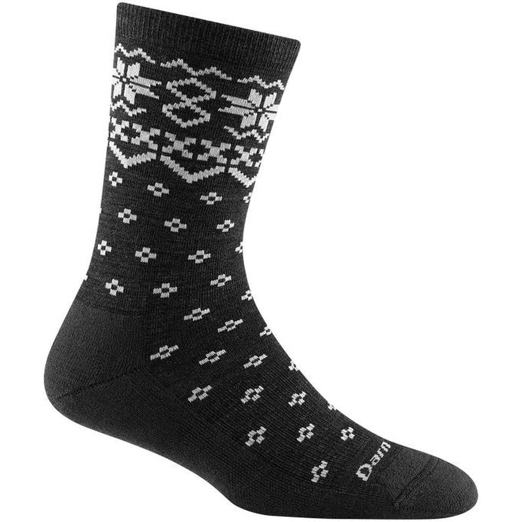 Women's Shetland Crew Lightweight with Cushion-Accessories - Socks - Women's-Darn Tough-Charcoal-S-Appalachian Outfitters