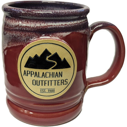 Appalachian Outfitters Mug-Camping - Hydration - Mugs-Deneen Pottery-Cranberry-Appalachian Outfitters