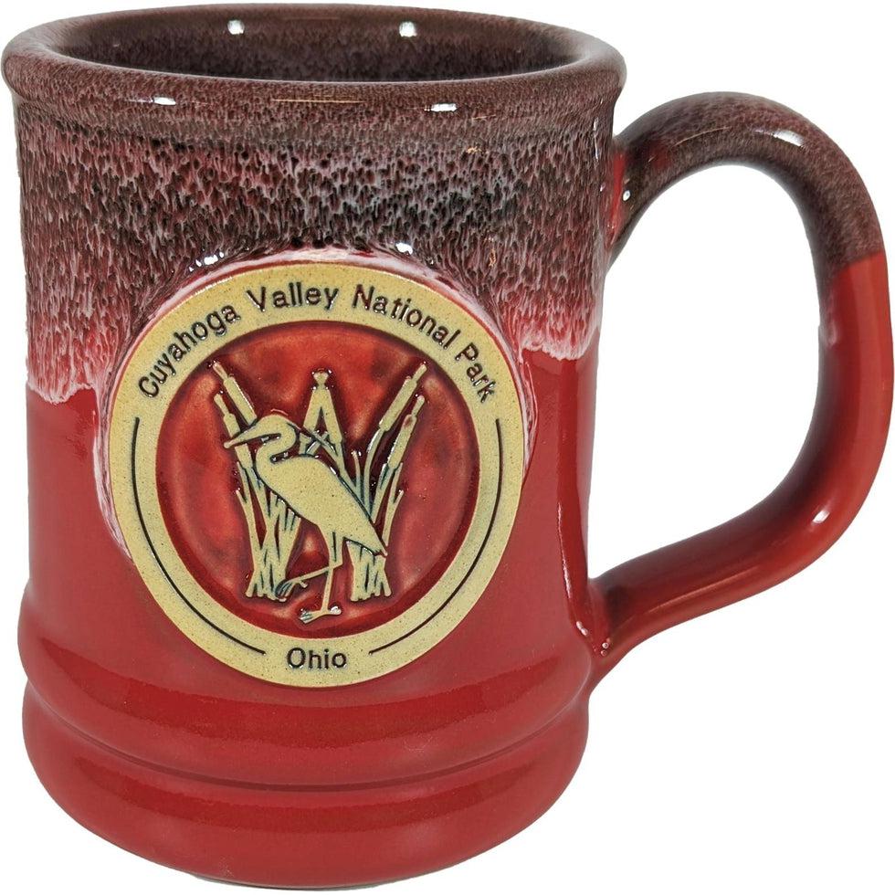 Cuyahoga Valley National Park Mug-Camping - Hydration - Mugs-Deneen Pottery-Red-Appalachian Outfitters