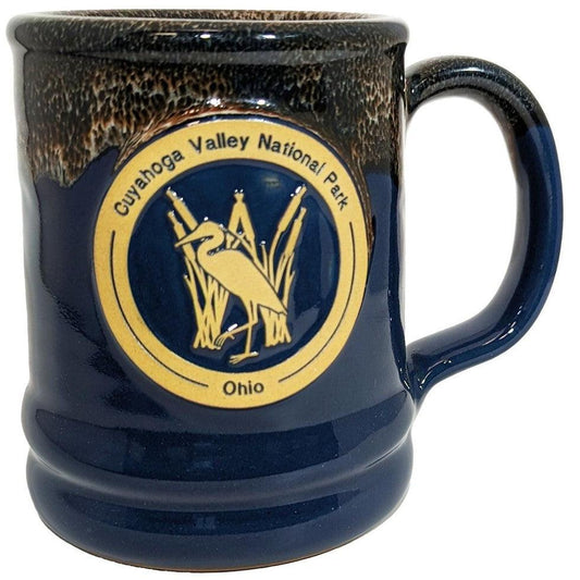 Deneen Pottery Cuyahoga Valley National Park Mug-Camping - Hydration - Mugs-Deneen Pottery-Federal Blue-Appalachian Outfitters