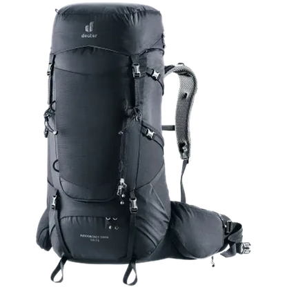 Deuter Aircontact Core 50 + 10-Camping - Backpacks - Backpacking-Deuter-Black-Appalachian Outfitters