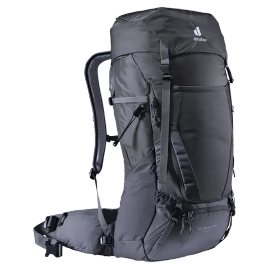 Futura Air Trek 50 + 10-Camping - Backpacks - Backpacking-Deuter-Black Graphite-Appalachian Outfitters