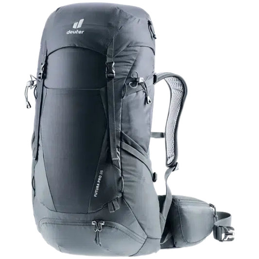 Futura Pro 36-Camping - Backpacks - Daypacks-Deuter-Black Graphite-Appalachian Outfitters