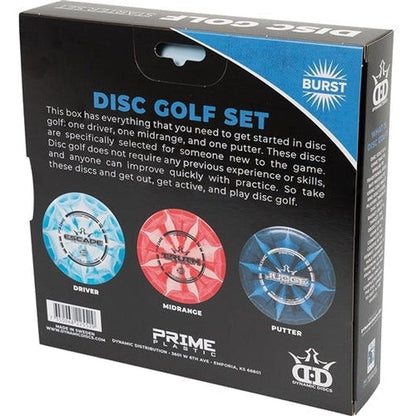 Prime Burst Disc Golf Starter Set-Disc Golf - Discs - Starter Sets-Dynamic Discs-Appalachian Outfitters