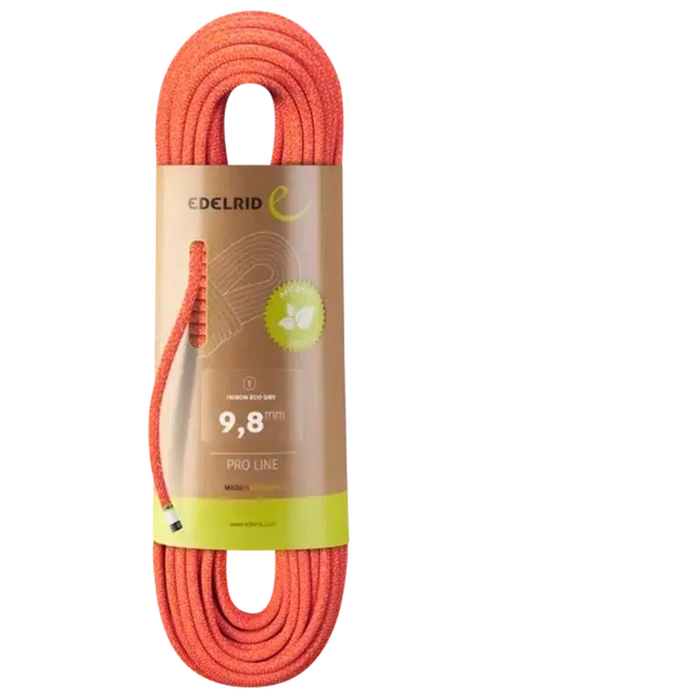 Heron Eco Dry 9.8mm-Climbing - Ropes - Dynamic-Edelrid-Fire-60 M-Appalachian Outfitters