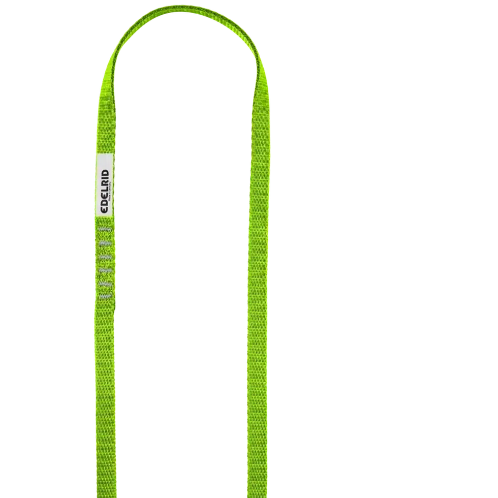 Tech Web Sling 12mm II, 60cm-Climbing - Cord and Webbing - Slings-Edelrid-Neon Green-Appalachian Outfitters