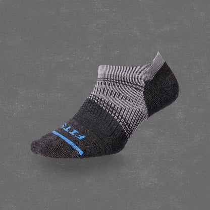 FITS Light Cushion Run No Show-Accessories - Socks - Unisex-FITS-Light Grey-S-Appalachian Outfitters