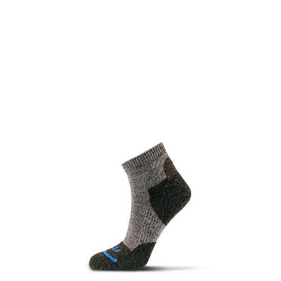 Light Hiker Quarter-Accessories - Socks - Unisex-FITS-Brown-S-Appalachian Outfitters