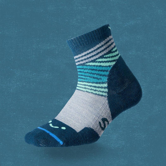 FITS Light Hiker Quarter - Go With The Flow-Accessories - Socks - Unisex-FITS-Appalachian Outfitters