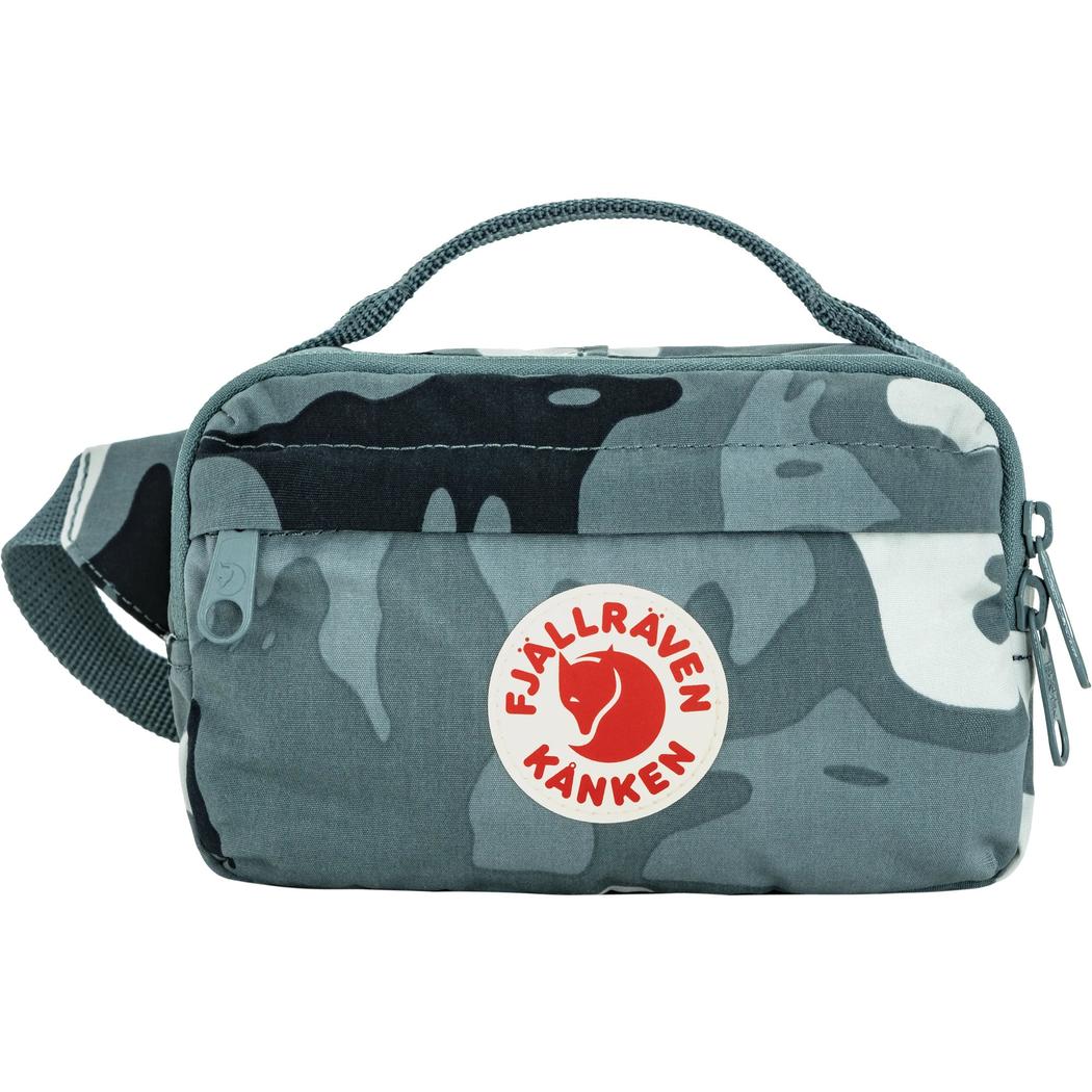 Fjallraven Kanken Graphics Hip Pack-Accessories - Bags-Fjallraven-Nimbus Blue-Hidden Animals-Appalachian Outfitters