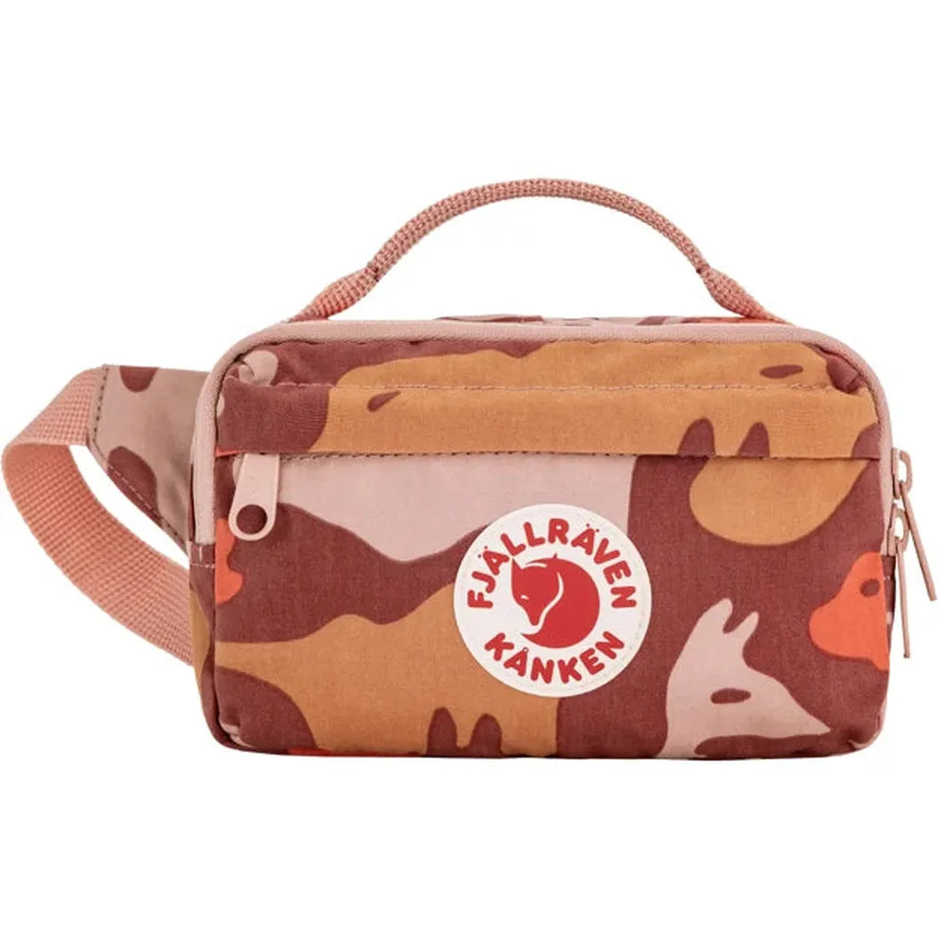 Fjallraven Kanken Graphics Hip Pack-Accessories - Bags-Fjallraven-Chalk Rose-Hidden Animals-Appalachian Outfitters
