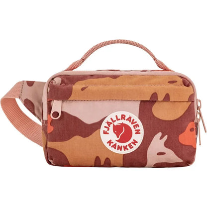 Fjallraven Kanken Graphics Hip Pack-Accessories - Bags-Fjallraven-Chalk Rose-Hidden Animals-Appalachian Outfitters