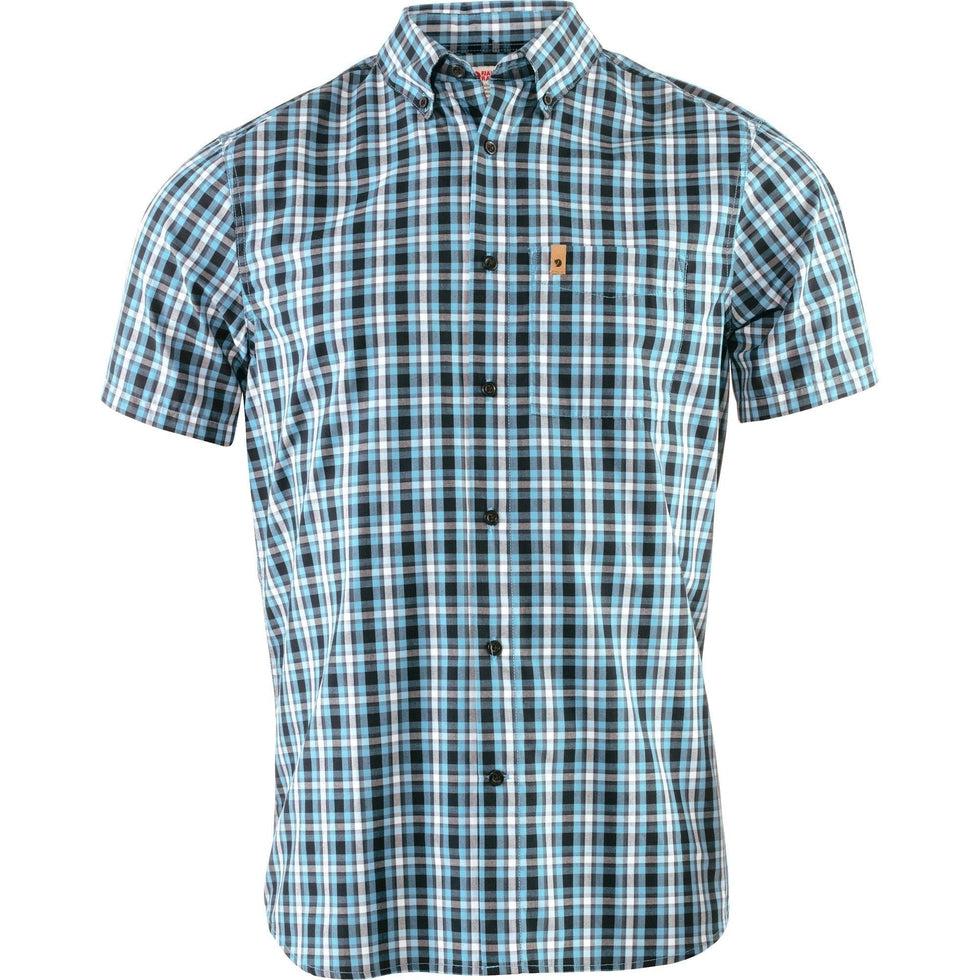 Men's Ovik Shirt Short Sleeve-Men's - Clothing - Tops-Fjallraven-Dusk-M-Appalachian Outfitters