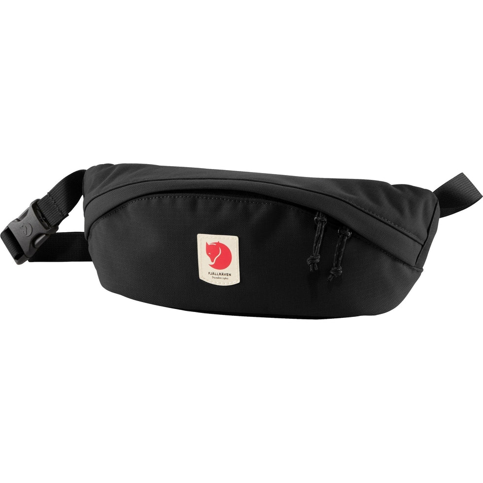 Ulvo Hip Pack Medium-Accessories - Bags-Fjallraven-Black-Appalachian Outfitters