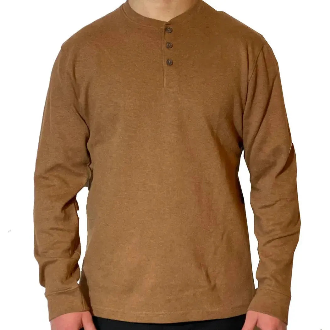 Flyshacker Men's Firside Flatback Rib Henley-Men's - Clothing - Tops-Flyshacker-Appalachian Outfitters