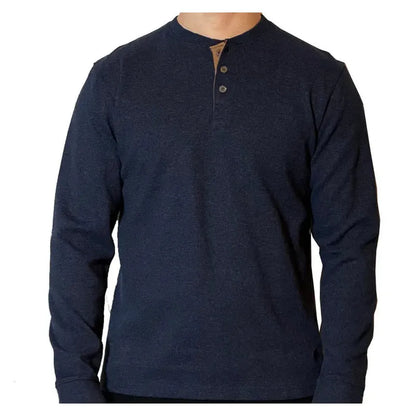 Flyshacker Men's Firside Flatback Rib Henley-Men's - Clothing - Tops-Flyshacker-Appalachian Outfitters