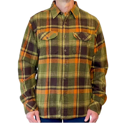 Flyshacker Men's Jackson Slub Flannel Shirt-Men's - Clothing - Tops-Flyshacker-Appalachian Outfitters