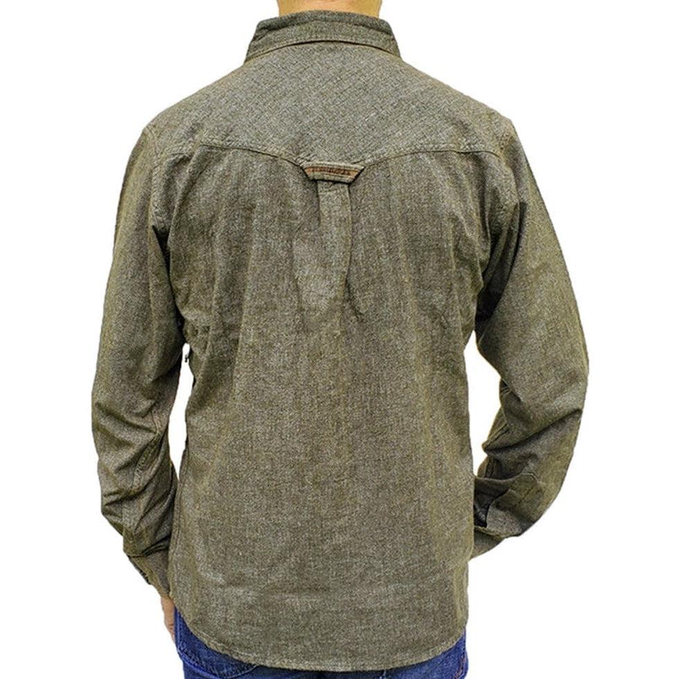 Men's The Shenandoah Solid Grindle Shirt-Men's - Clothing - Tops-Flyshacker-Appalachian Outfitters