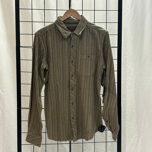 Flyshacker Sample - Men's Arrow Dobby Shirt-Men's - Clothing - Tops-Flyshacker-Taupe Blue-M-Appalachian Outfitters