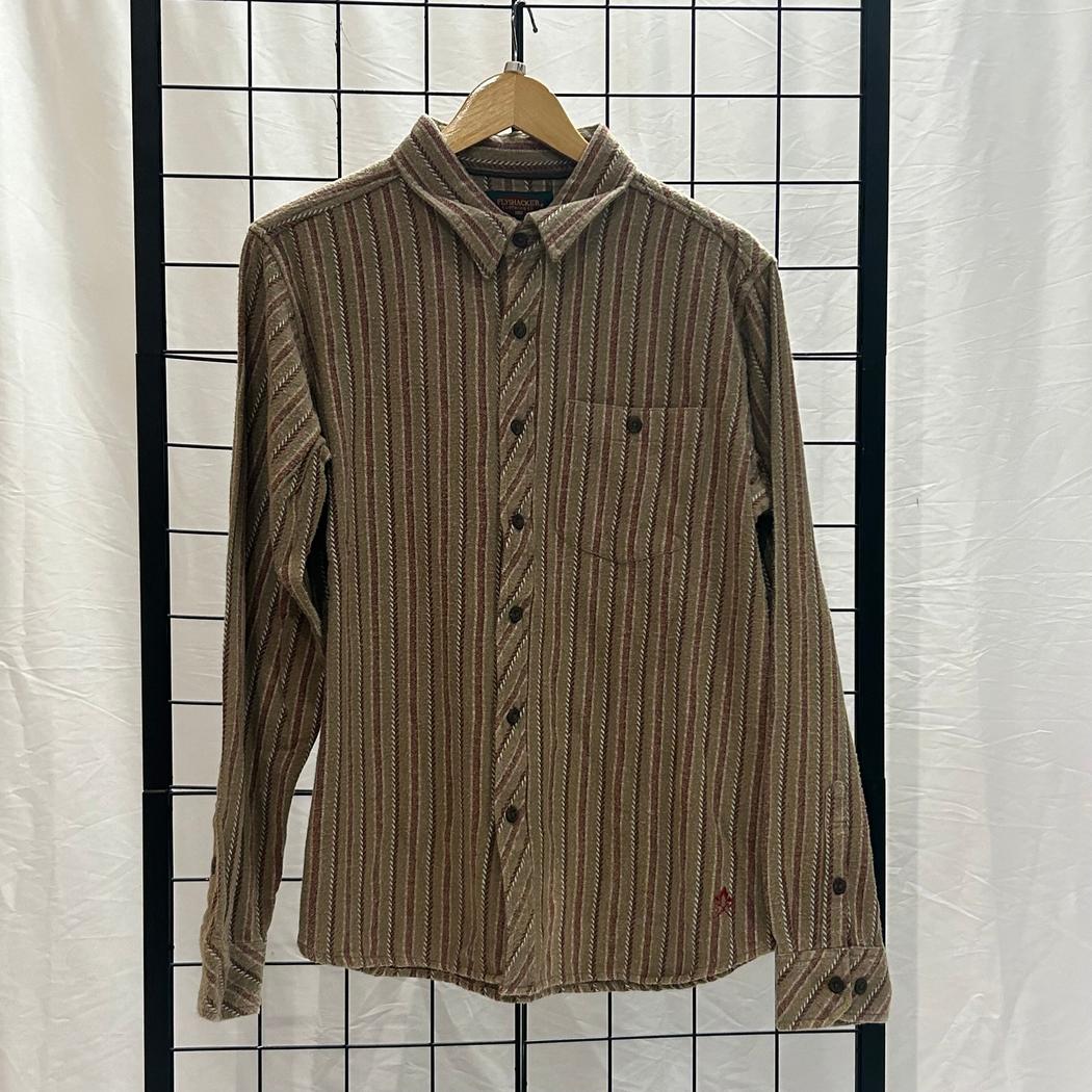 Flyshacker Sample - Men's Arrow Dobby Shirt-Men's - Clothing - Tops-Flyshacker-Blood Red-M-Appalachian Outfitters