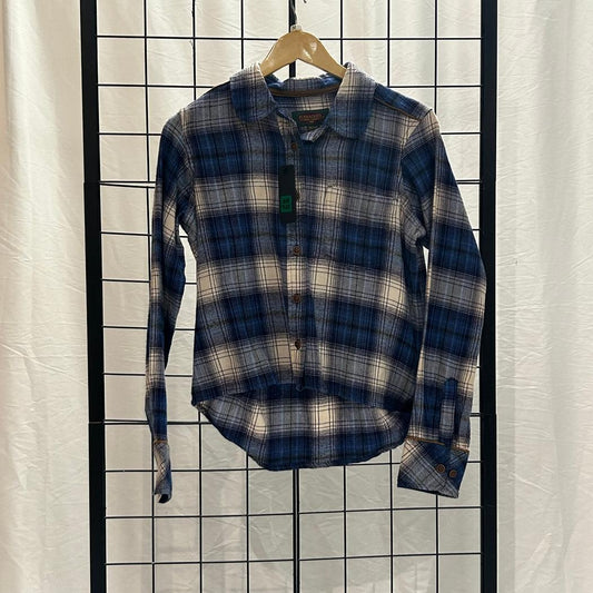 Flyshacker Sample - Women's Flannel Shirt-Women's - Clothing - Tops-Flyshacker-Blue-M-Appalachian Outfitters