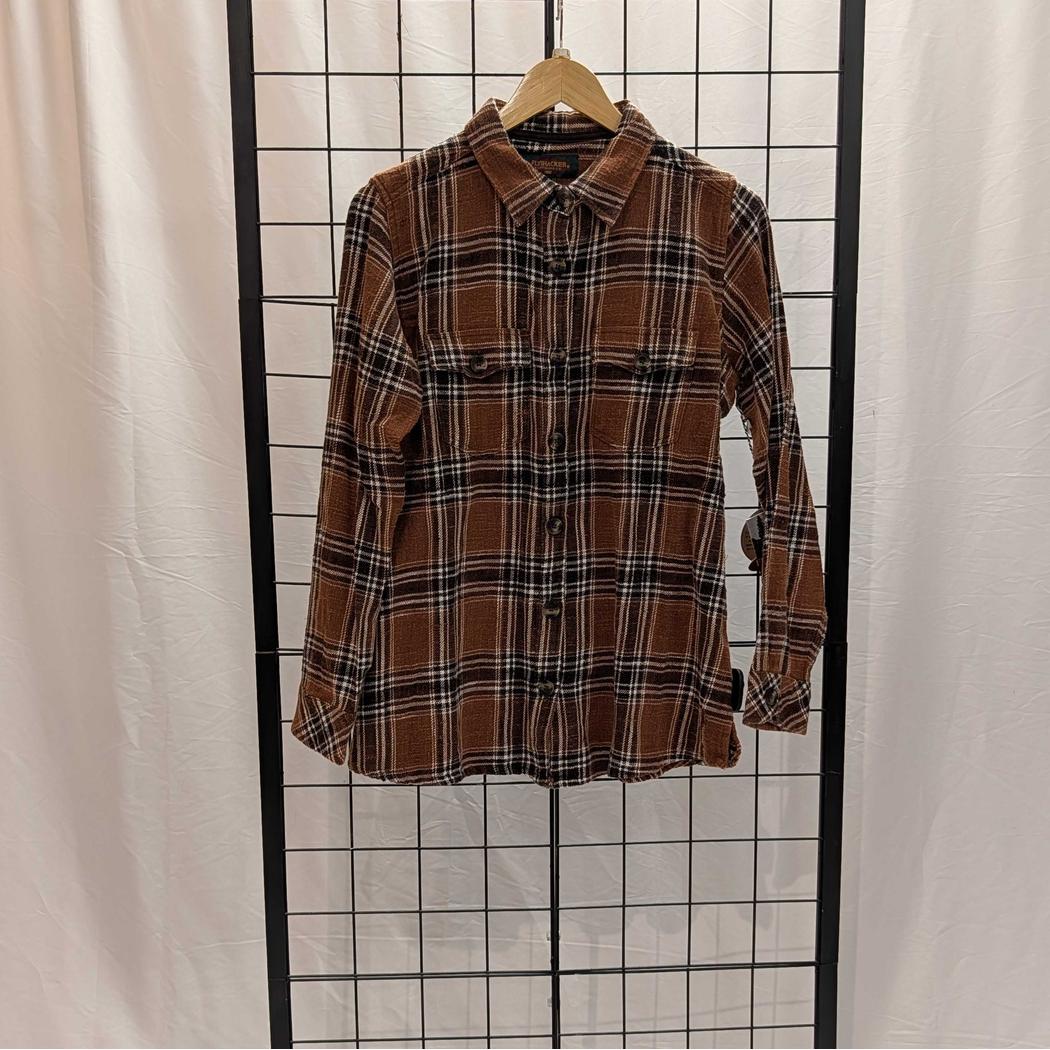 Flyshacker Sample - Women's Slub Flannel Shirt-Women's - Clothing - Tops-Flyshacker-Appalachian Outfitters