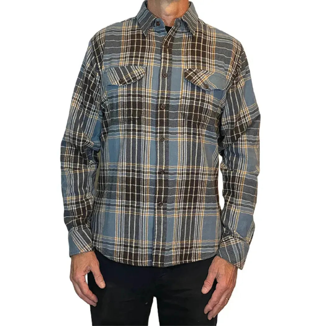 Flyshacker South Fork Shirt-Men's - Clothing - Tops-Flyshacker-Shale Blue-M-Appalachian Outfitters