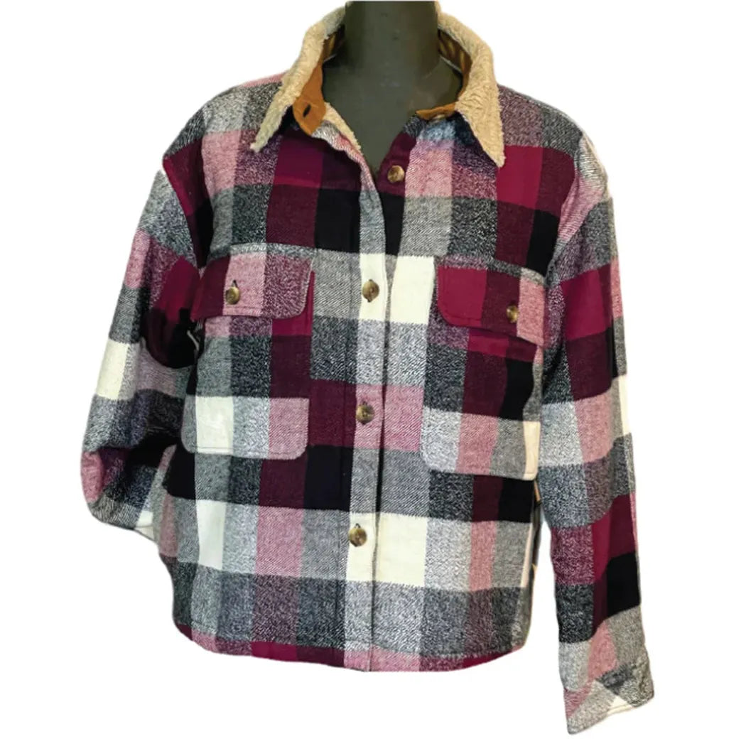 Flyshacker Women's Maple Falls Berber Lined Jacket-Women's - Clothing - Tops-Flyshacker-Appalachian Outfitters