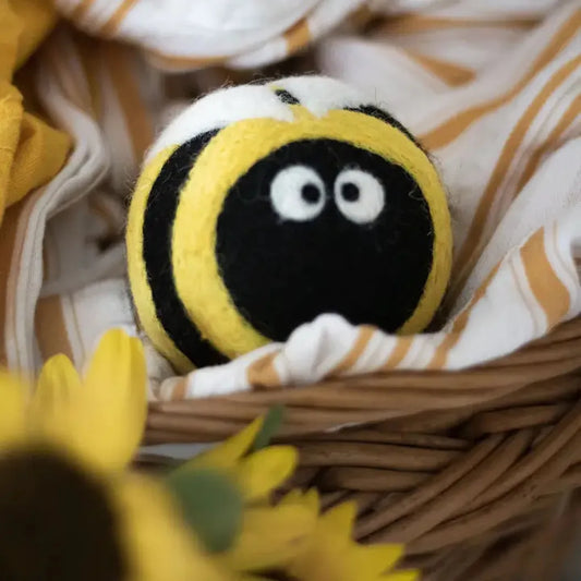 Friendsheep Bee Trio Eco Wool Dryer Balls-Accessories - Novelty-Friendsheep-Appalachian Outfitters