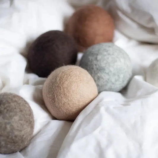 Friendsheep Natural Mystic Brown Mix Eco Wool Dryer Balls-Accessories - Novelty-Friendsheep-Appalachian Outfitters