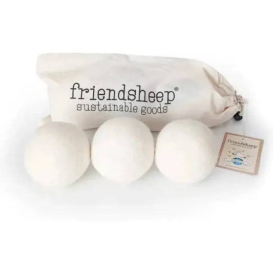 Friendsheep White Trio Eco Wool Dryer Balls-Accessories - Novelty-Friendsheep-Appalachian Outfitters