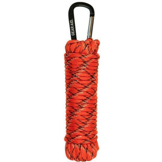 Heavy-Duty 550 Paracord-Camping - Tents & Shelters - Tent Accessories-Gear Aid-Reflective Orange-30 ft-Appalachian Outfitters