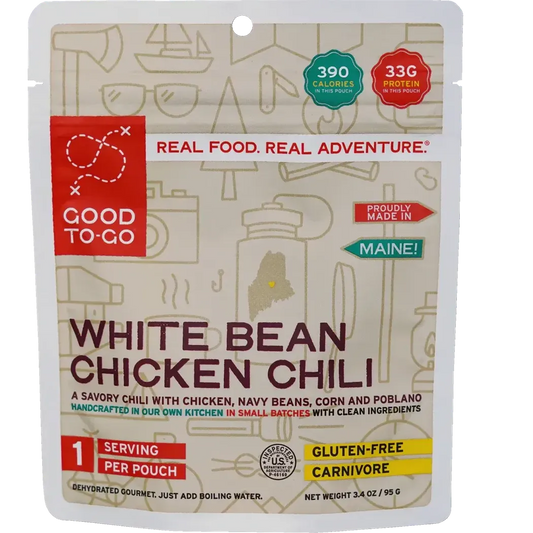 Good To-Go White Bean Chicken Chili-Food - Backpacking-Good To-Go-Appalachian Outfitters