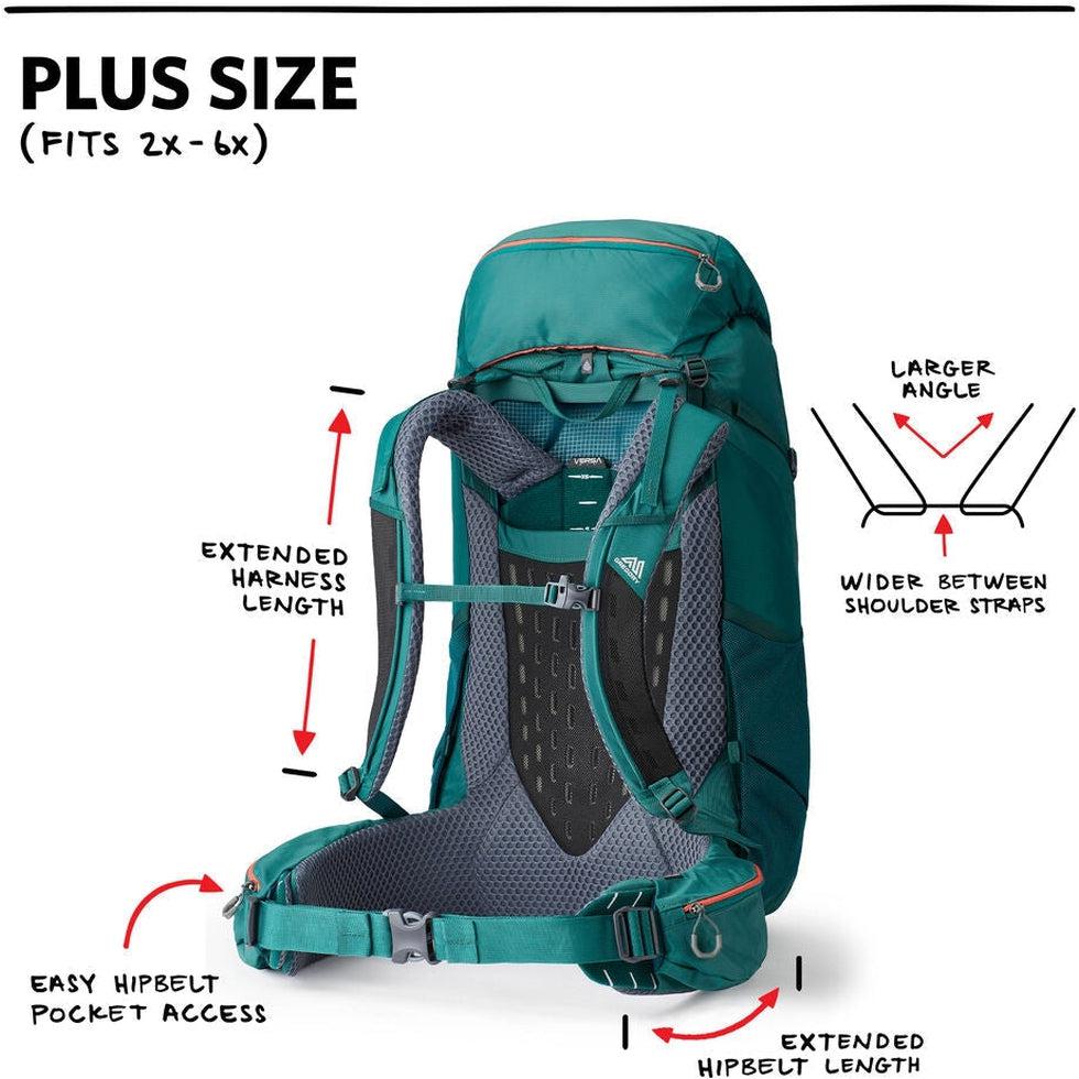 Amber 65 Plus-Camping - Backpacks - Backpacking-Gregory-Dark Teal-Appalachian Outfitters