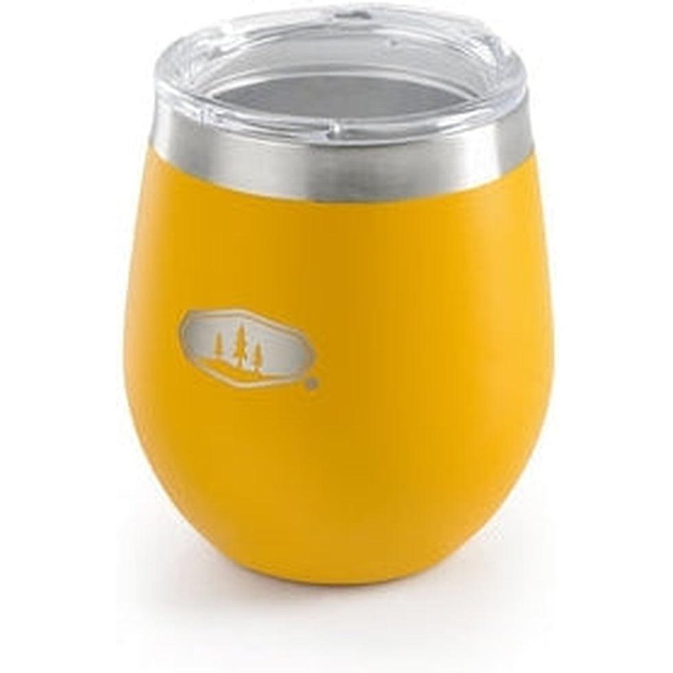 Glacier Stainless Glass 8oz-Camping - Hydration - Bottles-GSI Outdoors-Mineral Yellow-Appalachian Outfitters
