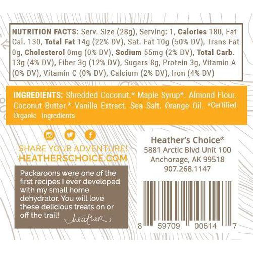 Heather's Choice-Orange Vanilla Packaroon-Appalachian Outfitters
