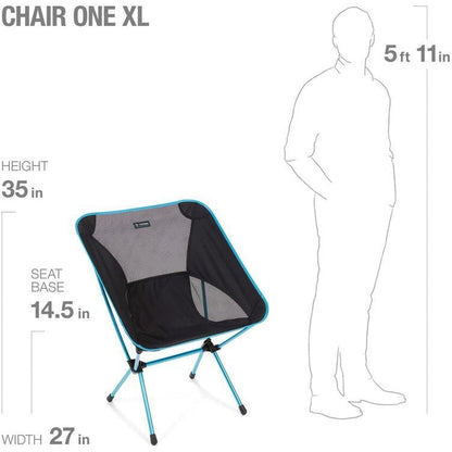 Chair One XL-Camping - Camp Furniture - Chairs-Helinox-Black-Appalachian Outfitters
