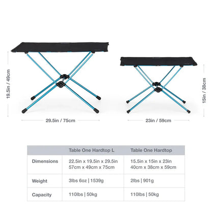 Helinox Table One Hard Top-Camping - Camp Furniture - Tables-Helinox-Appalachian Outfitters