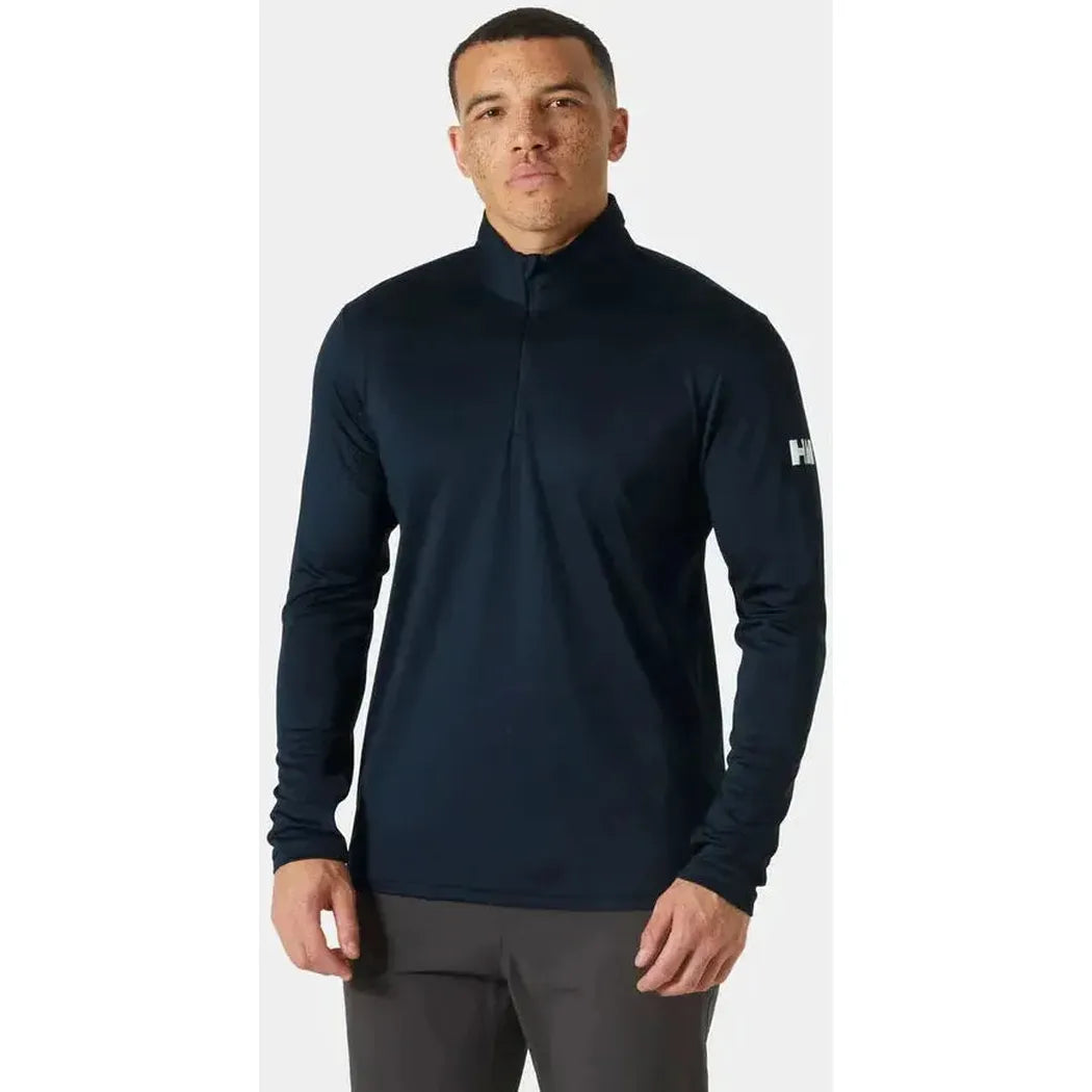 Helly Hansen Men's HH Tech Half-Zip 2.0-Men's - Clothing - Tops-Helly Hansen-Navy-M-Appalachian Outfitters