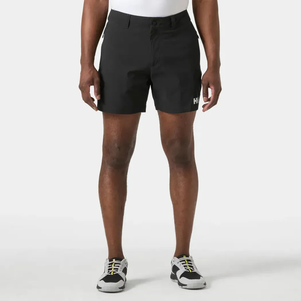 Helly Hansen Men's Move Quick Dry 6” Shorts-Men's - Clothing - Bottoms-Helly Hansen-Black-S-Appalachian Outfitters