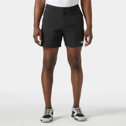 Helly Hansen Men's Move Quick Dry 6” Shorts-Men's - Clothing - Bottoms-Helly Hansen-Black-S-Appalachian Outfitters